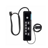 Wholesale-GE 34117 Surge Protector with 8-Outlet, USB Tether, 2160J, 2 Ports, 2.1A, 4ft Cord - Black-Surge Protector-Electro Vision Inc