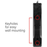 Wholesale-GE 47224 Surge Protector 6-Outlet Extension Cord 3 ft-Surge Protector-Electro Vision Inc
