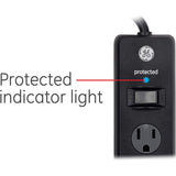 Wholesale-GE 47224 Surge Protector 6-Outlet Extension Cord 3 ft-Surge Protector-Electro Vision Inc