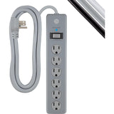 Wholesale-GE 61340 Surge Protector 6-Outlet, 6 Ft Extension Cord-Extension Cord-Electro Vision Inc