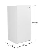Wholesale-GE FUF14QRRWW Upright Freezer 14.2 CF (White)-Freezer-Electro Vision Inc