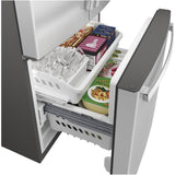 Wholesale-GE GNE25JYKFS - 24.7 cu. ft. French Door Refrigerator - Stainless Steel-Refrigerator-Electro Vision Inc