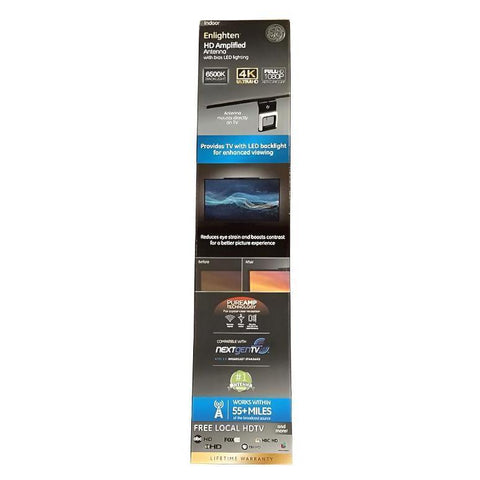 Wholesale-GE Indoor HDTV Amplified LED Antenna-Electro Vision Inc