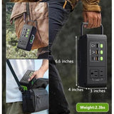 Wholesale-GENSROCK Power Portable Power Station, 88Wh Solar Generator, Lithium Battery Power Bank with 110V/150W Peak AC Outlet-Power Station-Electro Vision Inc