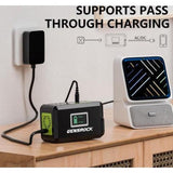 Wholesale-GENSROCK Power Portable Power Station, 88Wh Solar Generator, Lithium Battery Power Bank with 110V/150W Peak AC Outlet-Power Station-Electro Vision Inc