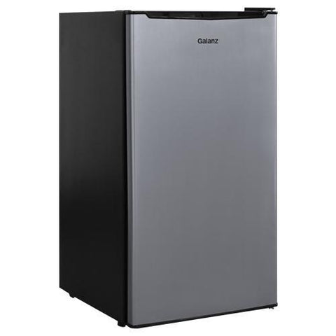 Wholesale-Galanz GLR33 Mini Fridge, E-Star, Stainless Steel 3.3 CF-Electro Vision Inc