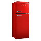 Wholesale-Galanz GLR76TRDER Refrigerator 7.6 CF Retro Red-Refrigerator-Electro Vision Inc