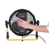 Wholesale-Geek Aire 16" Rechargeable outdoor high velocity fan with detachable battery pack and Misting-Portable Foldable Fan-Electro Vision Inc