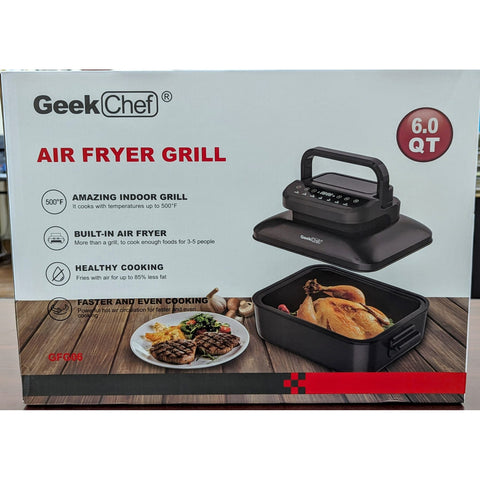 Wholesale-Geek Chef GFG06 Air Fryer Grill 1400W-Air Fryer-Electro Vision Inc
