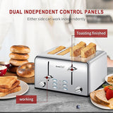 Wholesale-Geek Chef THT3012D Toaster Stainless Steel - 4 Slice-Electro Vision Inc
