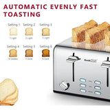Wholesale-Geek Chef THT3012D Toaster Stainless Steel - 4 Slice-Electro Vision Inc