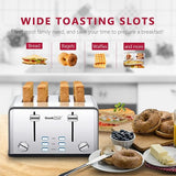 Wholesale-Geek Chef THT3012D Toaster Stainless Steel - 4 Slice-Electro Vision Inc