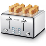 Wholesale-Geek Chef THT3012D Toaster Stainless Steel - 4 Slice-Electro Vision Inc