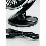 Wholesale-Geek Tek GTCF006 Clip-N-Cool Rechargeable USB Fan-USB Fan-Electro Vision Inc