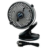 Wholesale-Geek Tek GTCF3006 Clip-N-Bright Breeze Rechargeable USB Fan w/Clip-Rechargeable Fan-Electro Vision Inc