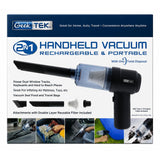 Wholesale-Geek Tek GTPV21012 Portable Hand Held Vacuum - 2 in 1-Vaccuum-Electro Vision Inc