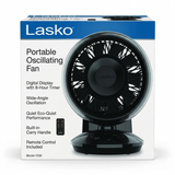 Lasko A12668 Whirlwind 7" Orbital Motion Table Top Fan with EcoQuiet Blade