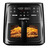 Wholesale-Gourmia GAF823B Digital Window Air Fryer, 8-Quart with 8 One-Touch Functions, Black-Electro Vision Inc