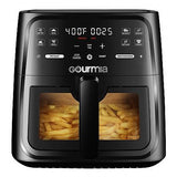 Wholesale-Gourmia GAF823B Digital Window Air Fryer, 8-Quart with 8 One-Touch Functions, Black-Electro Vision Inc