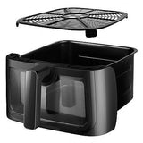 Wholesale-Gourmia GAF823B Digital Window Air Fryer, 8-Quart with 8 One-Touch Functions, Black-Electro Vision Inc