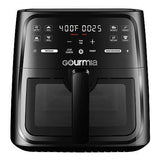 Wholesale-Gourmia GAF823B Digital Window Air Fryer, 8-Quart with 8 One-Touch Functions, Black-Electro Vision Inc