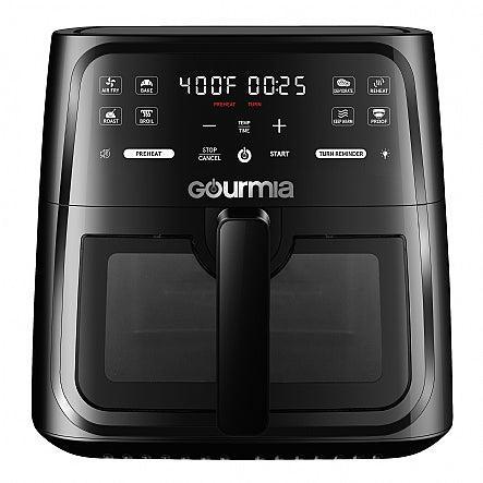 Wholesale-Gourmia GAF823B Digital Window Air Fryer, 8-Quart with 8 One-Touch Functions, Black-Electro Vision Inc