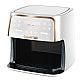 Wholesale-Gourmia GAF823W8-Quart Digital Window Air Fryer, with 8 One-Touch Functions, White-Electro Vision Inc