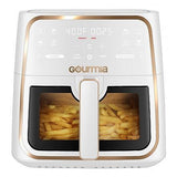 Wholesale-Gourmia GAF823W8-Quart Digital Window Air Fryer, with 8 One-Touch Functions, White-Electro Vision Inc