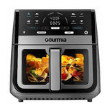 Wholesale-Gourmia GAF836-Gray Digital Window Air Fryer with 8 One-Touch Cooking Functions 8 Qt - Gray-Air Fryer-Electro Vision Inc