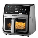Wholesale-Gourmia GAF836-Gray Digital Window Air Fryer with 8 One-Touch Cooking Functions 8 Qt - Gray-Air Fryer-Electro Vision Inc