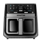 Wholesale-Gourmia GAF836-Gray Digital Window Air Fryer with 8 One-Touch Cooking Functions 8 Qt - Gray-Air Fryer-Electro Vision Inc