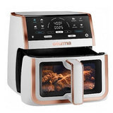 Wholesale-Gourmia GAF836-White Digital Window Air Fryer with 8 One-Touch Cooking Functions 8 Qt - White-Air Fryer-Electro Vision Inc
