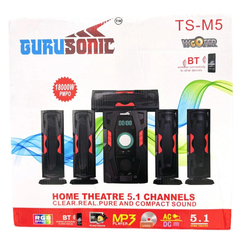 Wholesale-GuruSonic GS511 Home Theater System 5.1 Channel-Electro Vision Inc