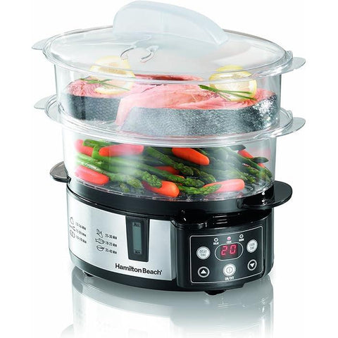 Wholesale-HAMILTON BEACH 37537 FOOD STEAMER-Electro Vision Inc
