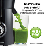 Wholesale-HAMILTON BEACH 67601 - BIG MOUTH JUICE EXTRACTOR 800 WATTS-Juicer-Electro Vision Inc