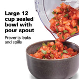 Wholesale-HAMILTON BEACH 70729 FOOD PROCESSOR 12 CUPS-Food Chopper & Processor-Electro Vision Inc