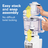 Wholesale-HAMILTON BEACH 70729 FOOD PROCESSOR 12 CUPS-Food Chopper & Processor-Electro Vision Inc