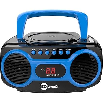 Wholesale-HDi CD518 Audio Portable CD/Radio Blue-Electro Vision Inc