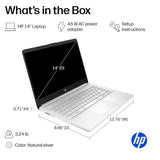 Wholesale-HP 14DQ6105NS Laptop Intel N150 Processor 14", 4GB Memory, 128GB UFS - Natural Silver-Laptop-Electro Vision Inc