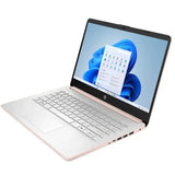 Wholesale-HP 14DQ6105RG Laptop Intel N150 4GB RAM 128GB UFS 14" Windows 11 - Pale Rose Gold-Laptop-Electro Vision Inc