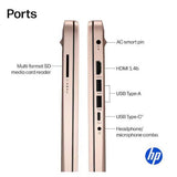 Wholesale-HP 14DQ6105RG Laptop Intel N150 4GB RAM 128GB UFS 14" Windows 11 - Pale Rose Gold-Laptop-Electro Vision Inc