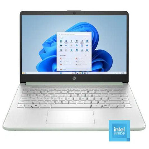 Wholesale-HP 14DQ6105WG Laptop Intel N150 Processor 14", 4GB Memory, 128GB UFS - Willow Green-Laptop-Electro Vision Inc