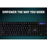 Wholesale-HP K300 Wired Gaming Keyboard with Backlit Keyboard-Keyboard-Electro Vision Inc