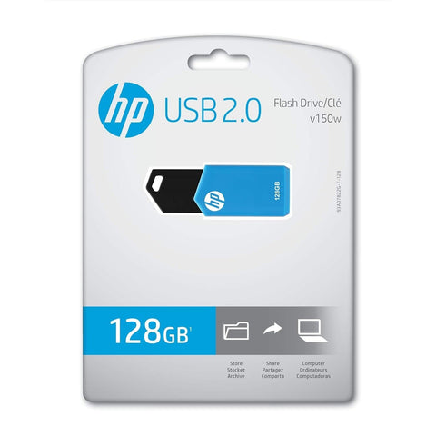 Wholesale-HP v150W-128GB - USB Flash Drive - 128gb- P-FD128HPV150W-GE-USB Flash Drive-Electro Vision Inc