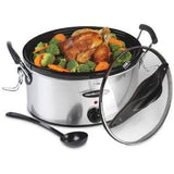 Wholesale-Hamilton 33162 Beach 6 Quart Stainless Steel Cooker-Electro Vision Inc