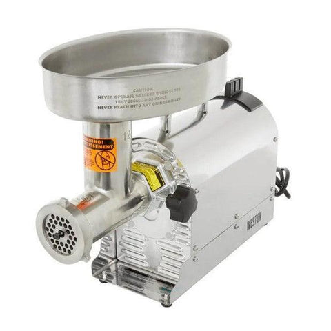 Wholesale-Hamilton Beach 10-1201-W Weston Pro Series Commercial Meat Grinder-Meat Grinder-Electro Vision Inc