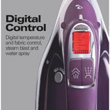 Wholesale-Hamilton Beach 1209-R/B Digital Iron with Retractable Cord - CERTIFIED REFURBISHED-Iron-Electro Vision Inc