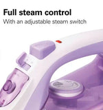 Wholesale-Hamilton Beach 14100 Nonstick Soleplate Steam Iron-Irons & Ironing Systems-Electro Vision Inc
