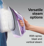 Wholesale-Hamilton Beach 14100 Nonstick Soleplate Steam Iron-Irons & Ironing Systems-Electro Vision Inc