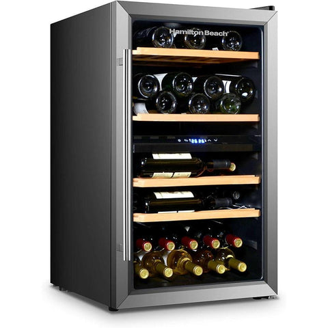 Wholesale-Hamilton Beach 22-Bottle Wine & Beverage Cooler-Electro Vision Inc
